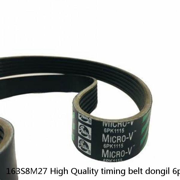 163S8M27 High Quality timing belt dongil 6pk salvatore leather alternator bike bando HNBR Rubber Industrial Timing Belt