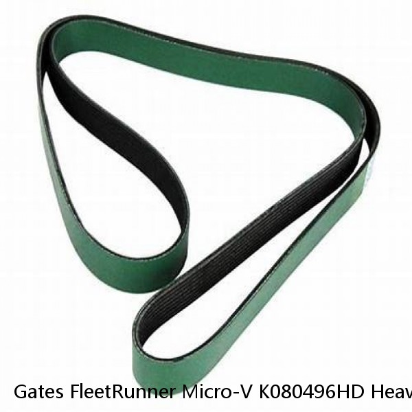 Gates FleetRunner Micro-V K080496HD Heavy Duty Belt 1 3/32
