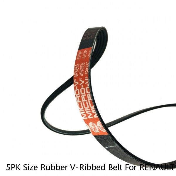 5PK Size Rubber V-Ribbed Belt For RENAULT KANGOO/LAGUNA/CLIO/LOGAN/MEGANE Alternator Belt Cooling Fan Belt 8200833541,5PK1747