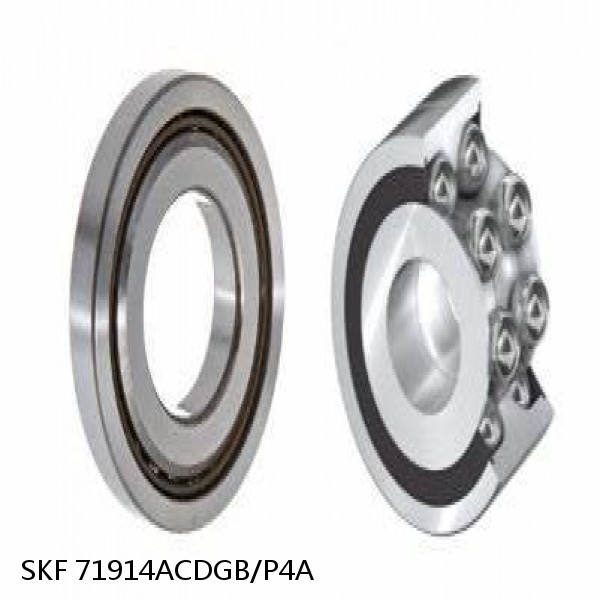 71914ACDGB/P4A SKF Super Precision,Super Precision Bearings,Super Precision Angular Contact,71900 Series,25 Degree Contact Angle #1 image