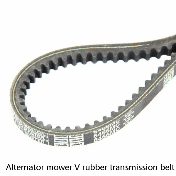 Alternator mower V rubber transmission belt C86 #1 image