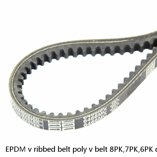 EPDM v ribbed belt poly v belt 8PK,7PK,6PK drive belt automobile fan belt generator belt alternator belt #1 image