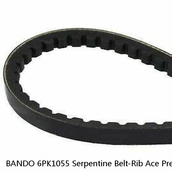 BANDO 6PK1055 Serpentine Belt-Rib Ace Precision Engineered V-Ribbed Belt  (Fits: Toyota) #1 image